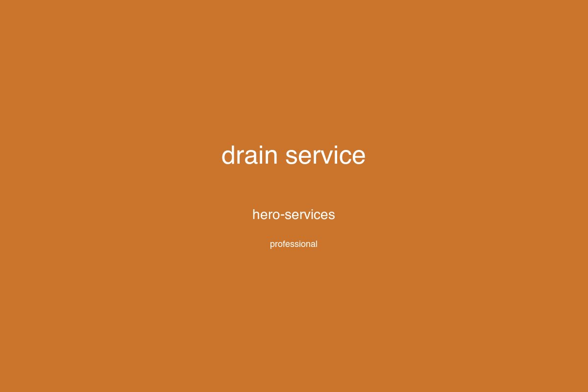 Sewer line cleaning services